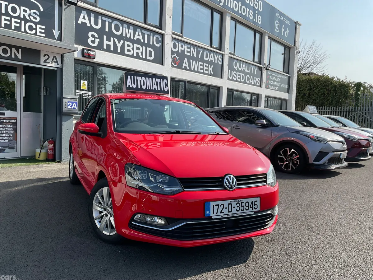 Volkswagen Polo Hatchback, Petrol, 2017, Red
