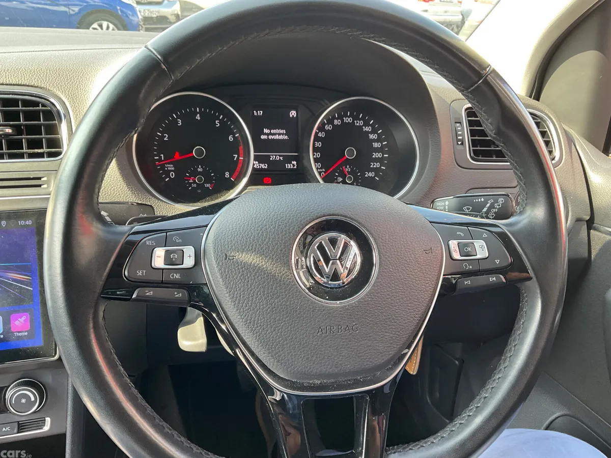 Volkswagen Polo Hatchback, Petrol, 2015, Red