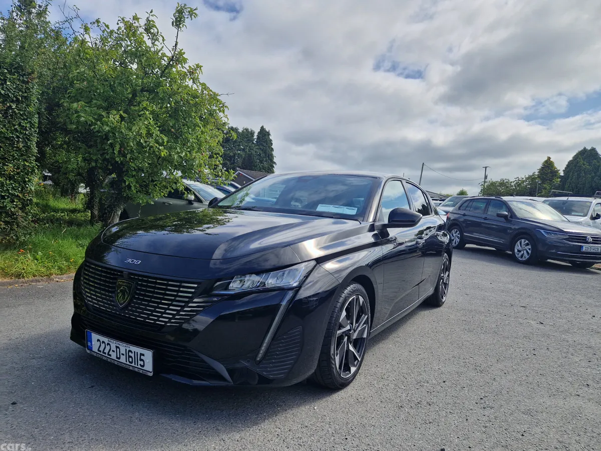 Peugeot 308 Hatchback, Petrol, 2022, Black