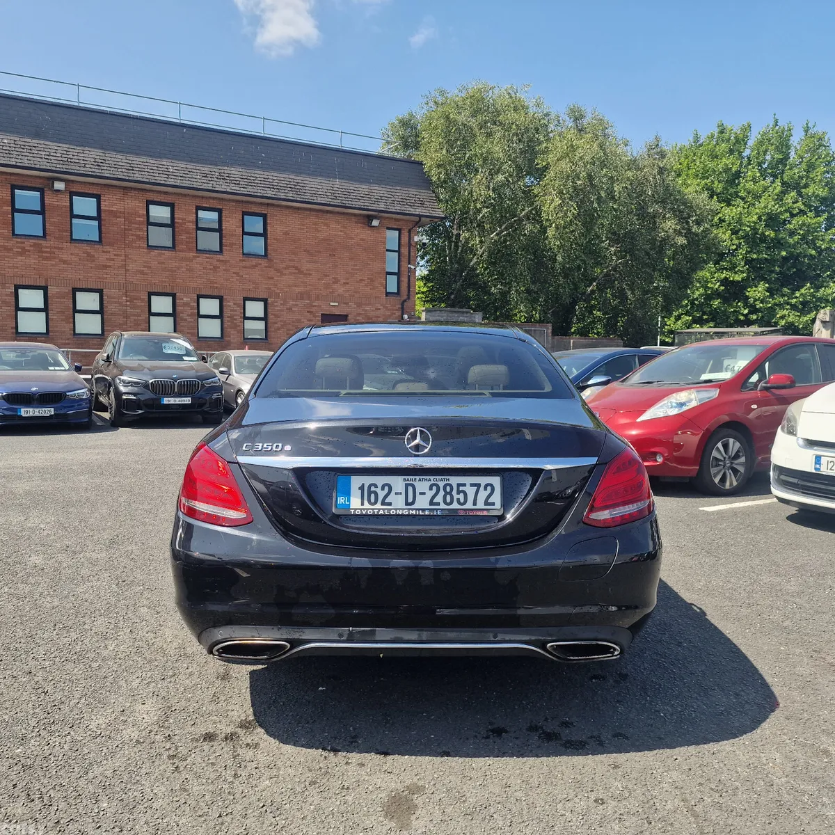 Mercedes-Benz C-Class Saloon, Petrol Plug-in Hybrid, 2016, Black