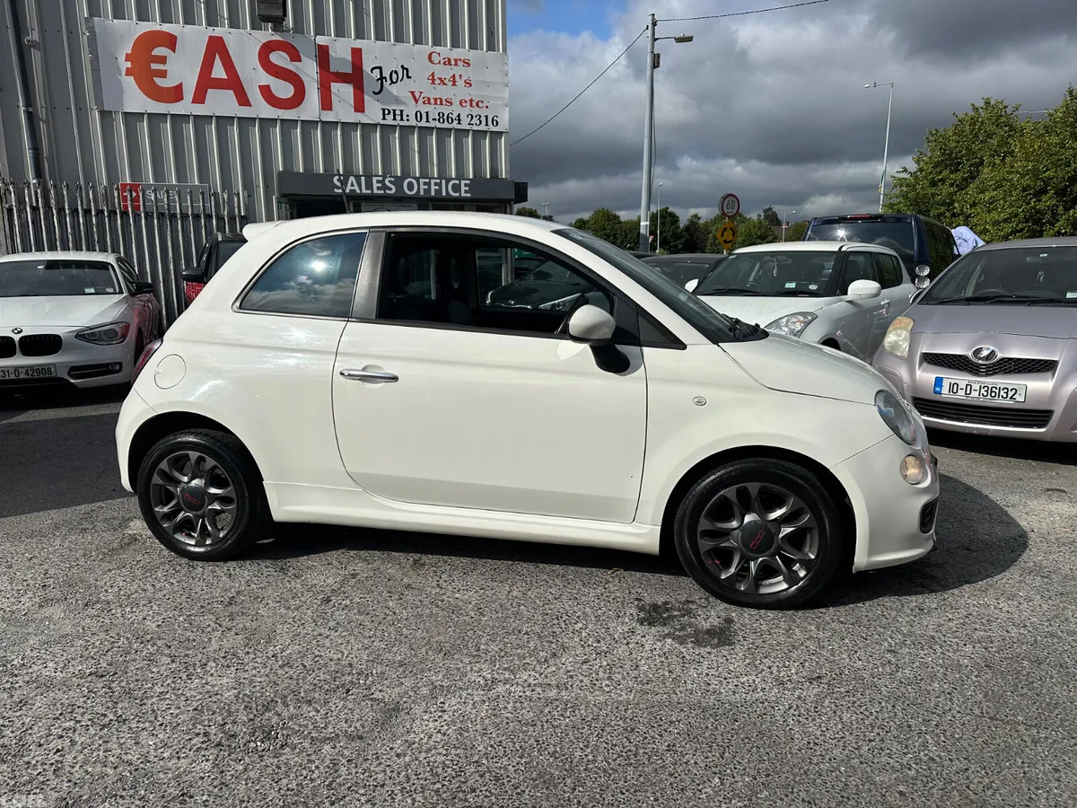 Fiat 500 Hatchback, Petrol, 2013, White