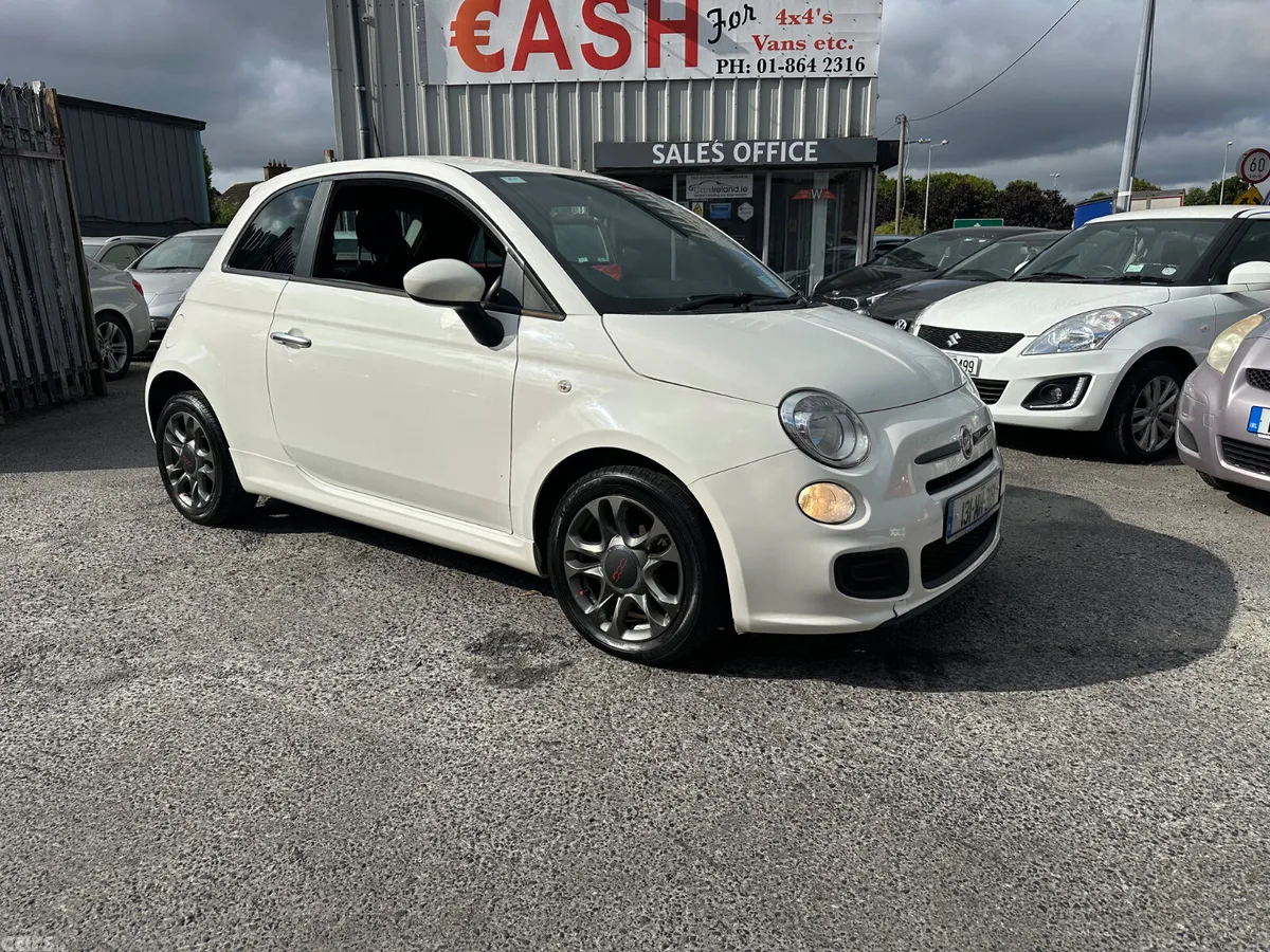 Fiat 500 Hatchback, Petrol, 2013, White