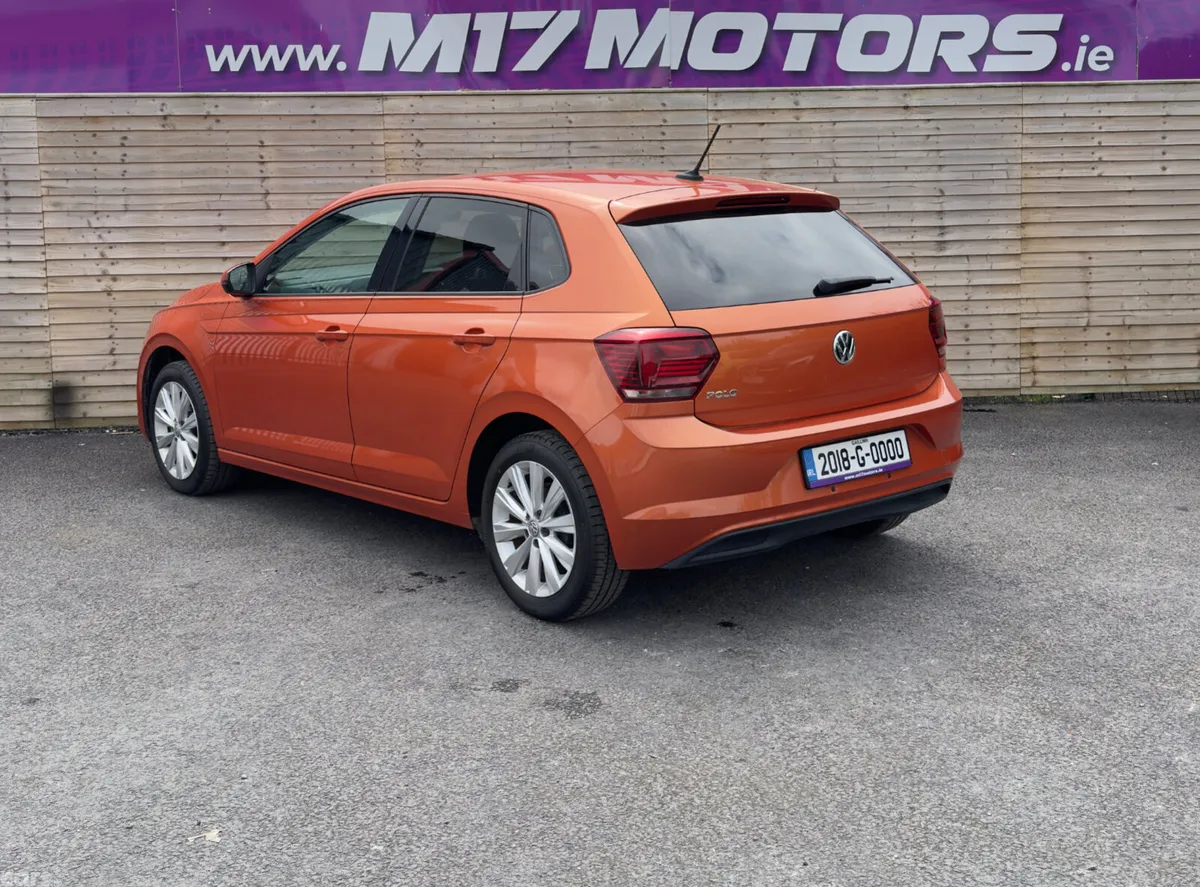 Volkswagen Polo Hatchback, Petrol, 2018, Orange