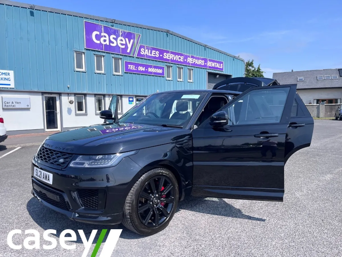 Land Rover Range Rover Sport Estate, Petrol Hybrid, 2021, Black