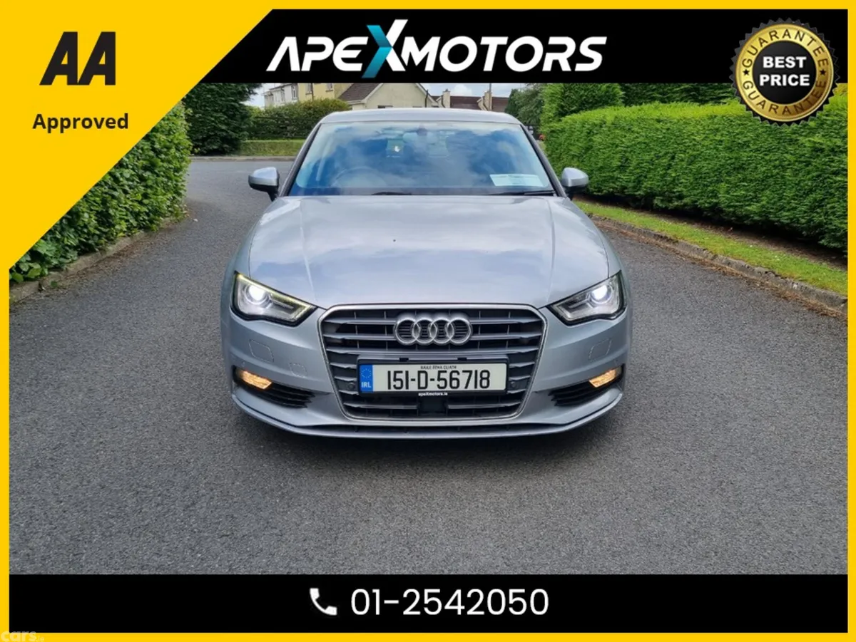 Audi A3 Saloon, Petrol, 2015, Silver