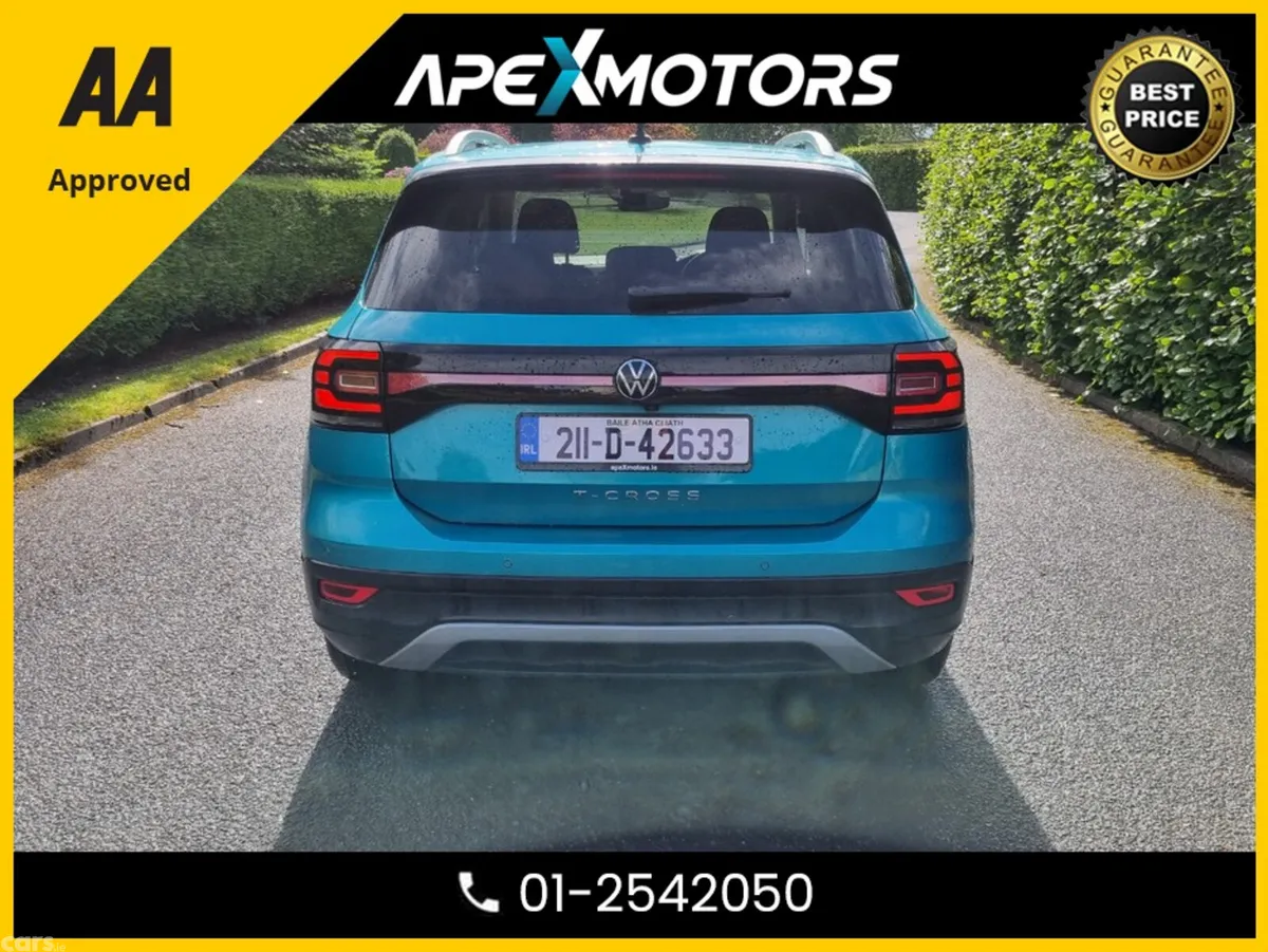 Volkswagen T-Cross SUV, Petrol, 2021, Blue