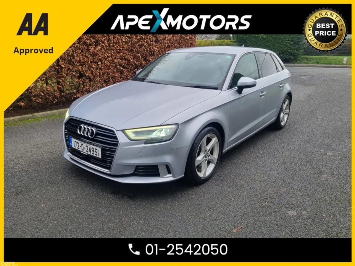Audi A3 Hatchback, Petrol, 2017, Silver