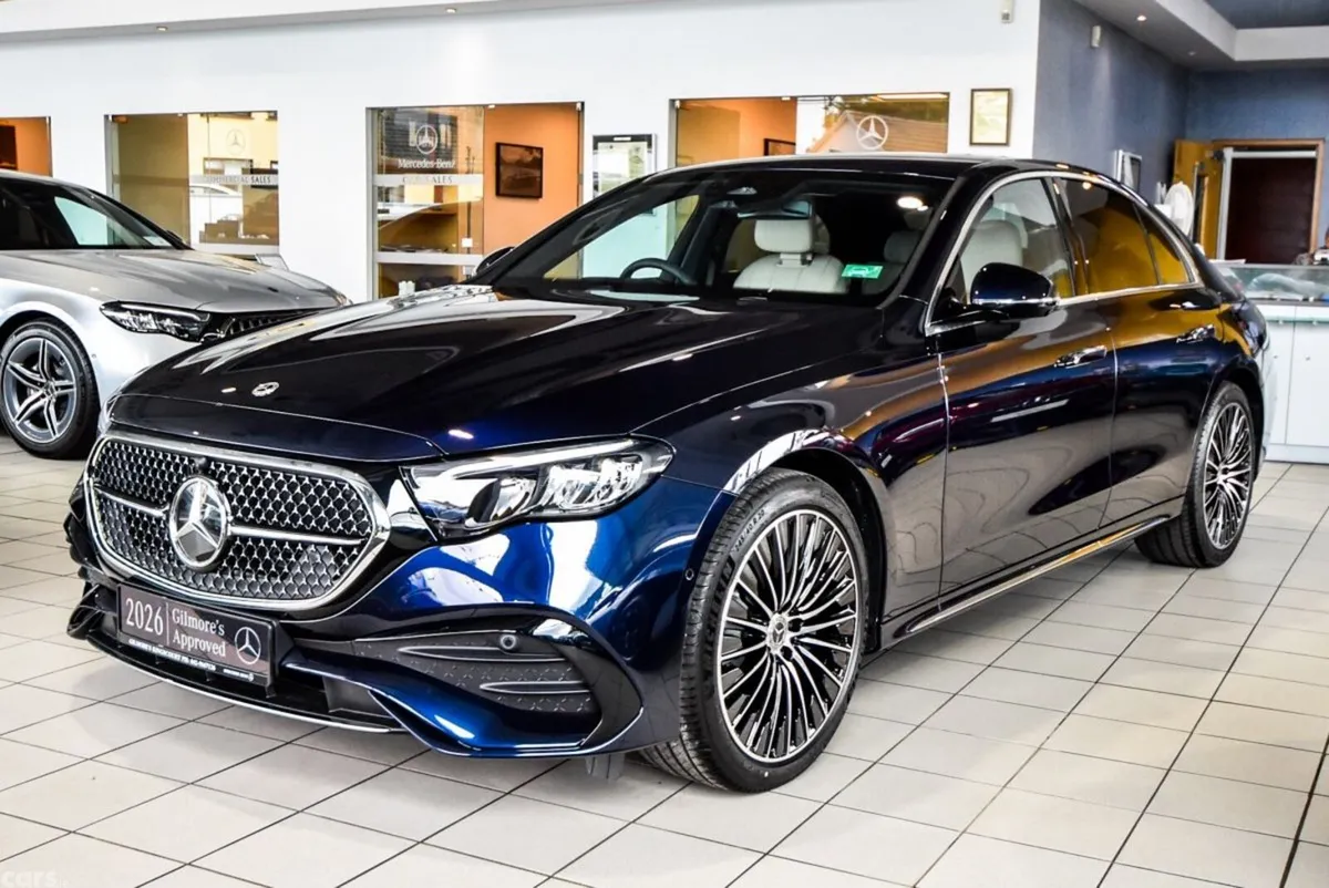 Mercedes-Benz E-Class Saloon, Diesel Plug-in Hybrid, 2026, Blue