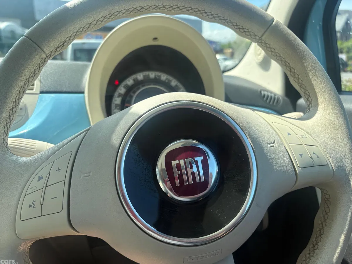 Fiat 500 Hatchback, Petrol, 2015, Blue