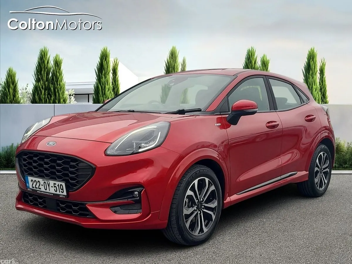 Ford Puma MPV, Petrol Hybrid, 2022, Red