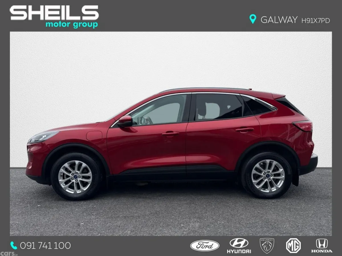 Ford Kuga SUV, Petrol Plug-in Hybrid, 2023, Red