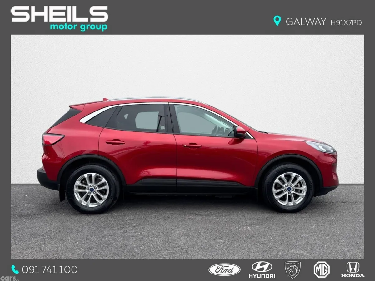 Ford Kuga SUV, Petrol Plug-in Hybrid, 2023, Red