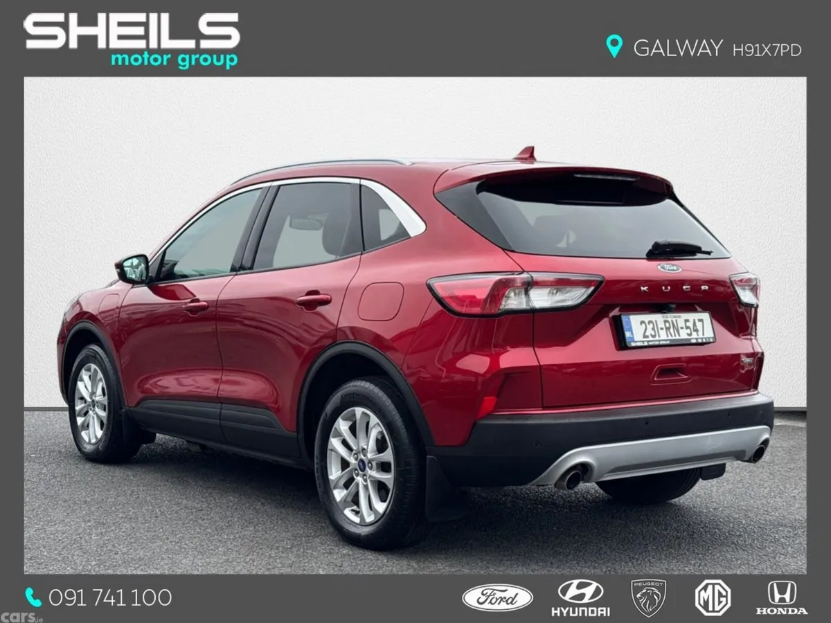 Ford Kuga SUV, Petrol Plug-in Hybrid, 2023, Red