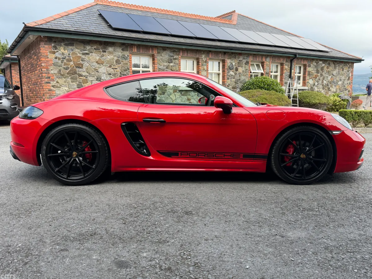 Porsche Cayman Coupe, Petrol, 2018, Red