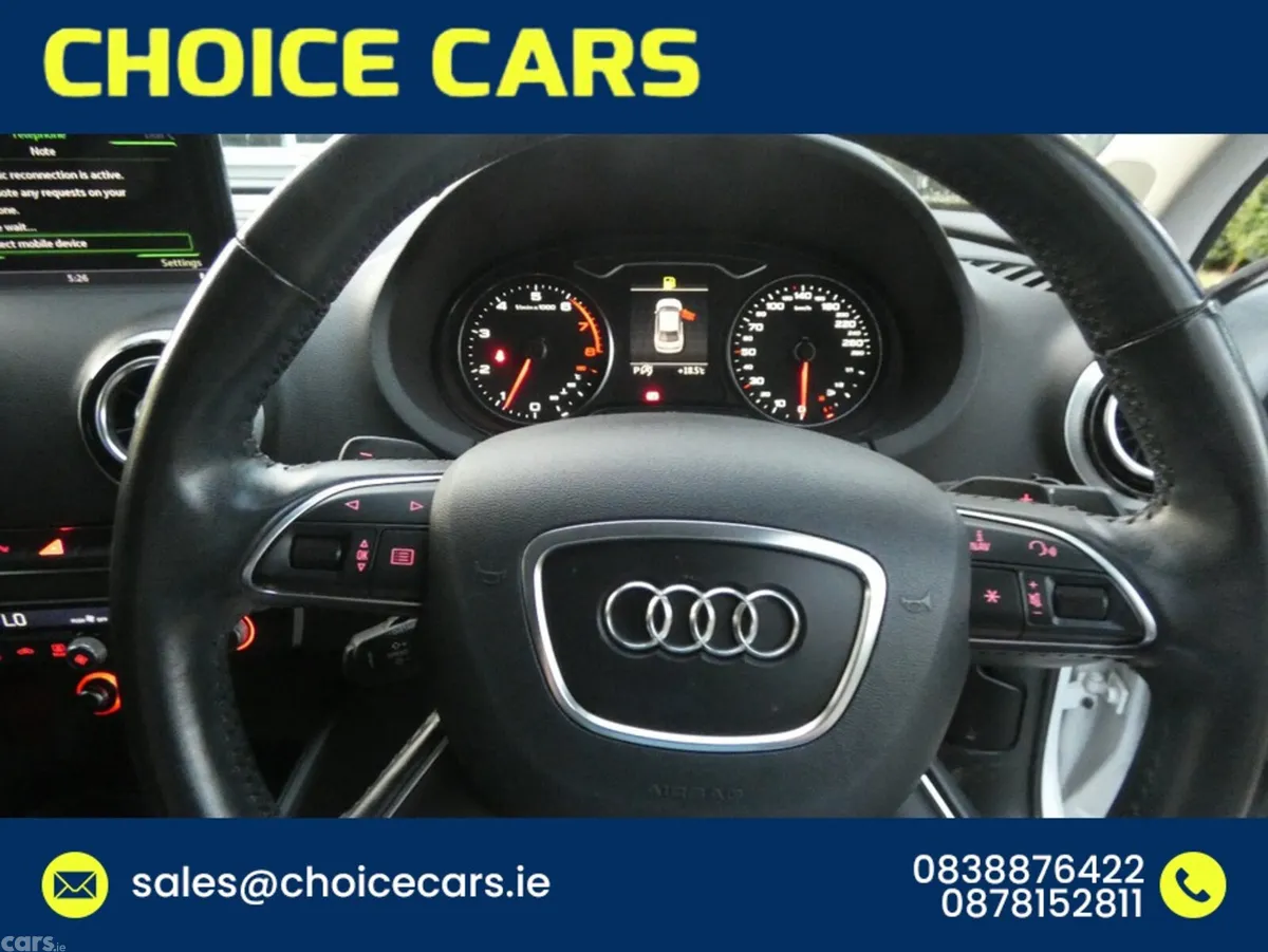 Audi A3 Saloon, Petrol, 2015, White