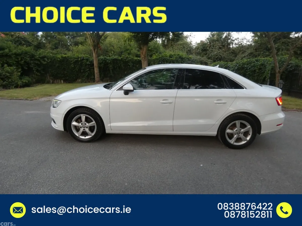 Audi A3 Saloon, Petrol, 2015, White