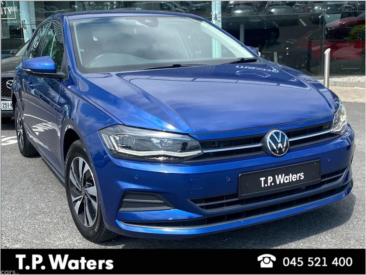 Volkswagen Polo Hatchback, Petrol, 2021, Blue