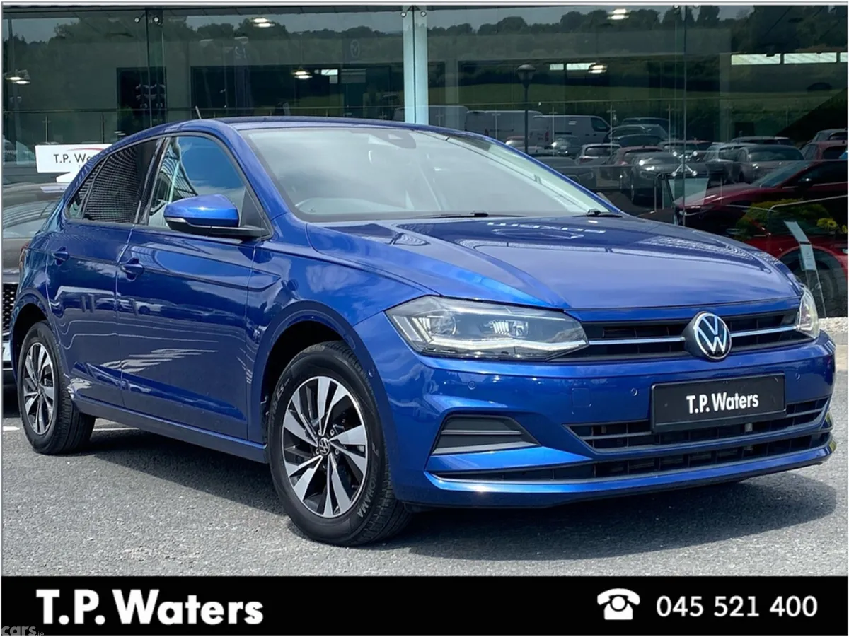 Volkswagen Polo Hatchback, Petrol, 2021, Blue