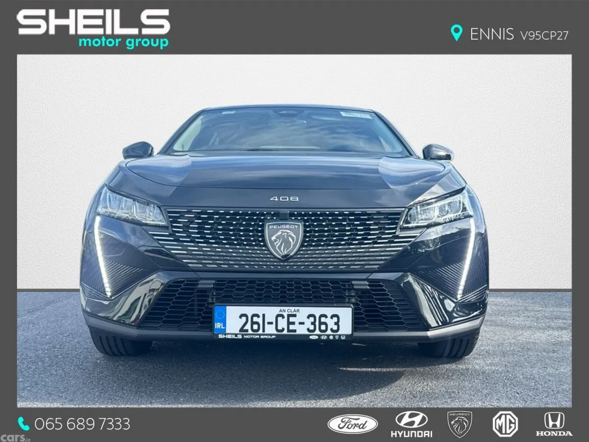 Peugeot 408 Hatchback, Petrol, 2026, Black