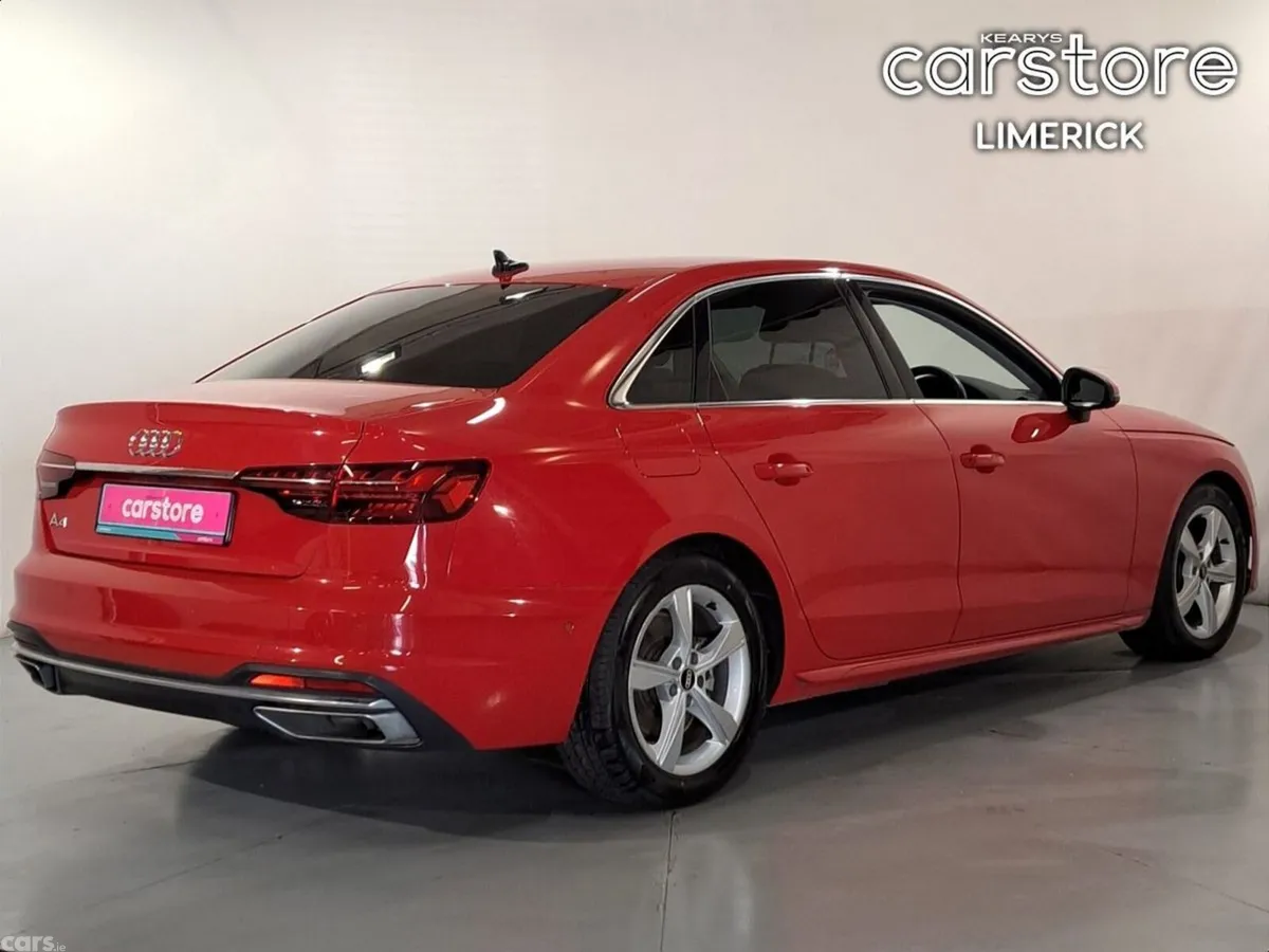 Audi A4 Saloon, Petrol, 2021, Red