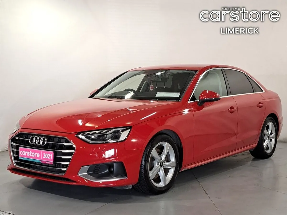 Audi A4 Saloon, Petrol, 2021, Red