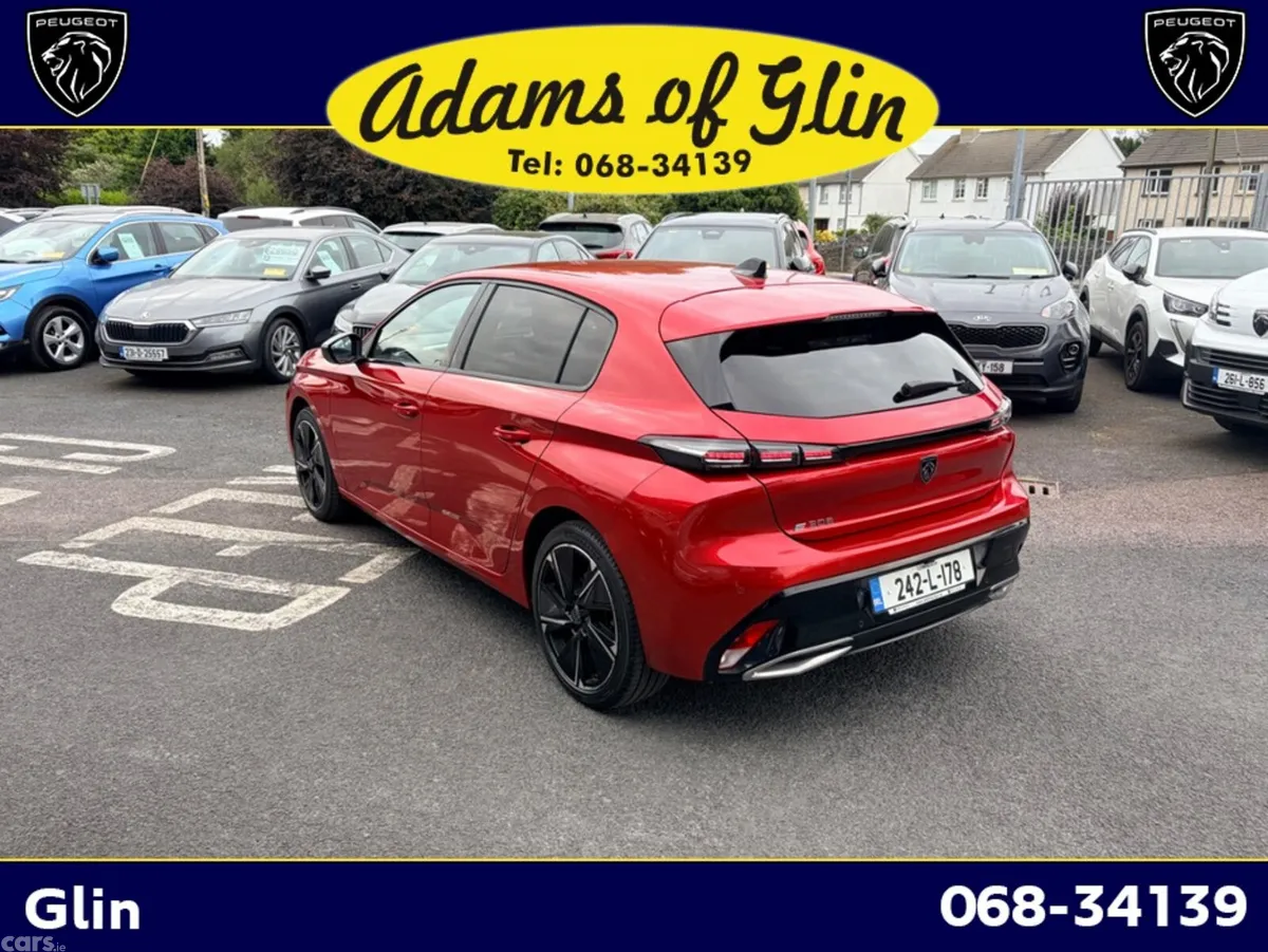Peugeot 308 Hatchback, Electric, 2024, Red