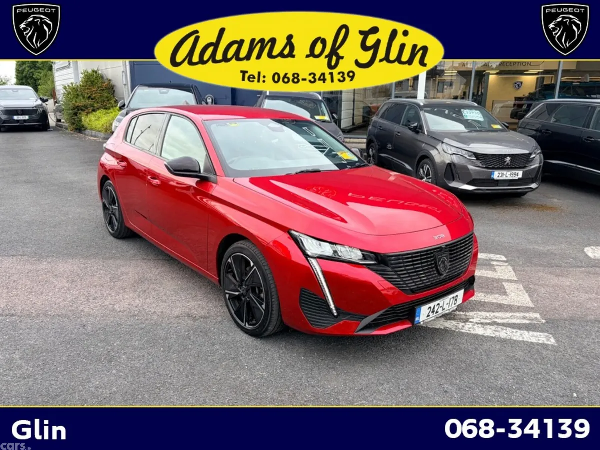 Peugeot 308 Hatchback, Electric, 2024, Red