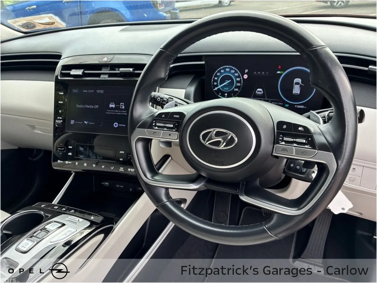 Hyundai Tucson SUV, Petrol Hybrid, 2022, Red