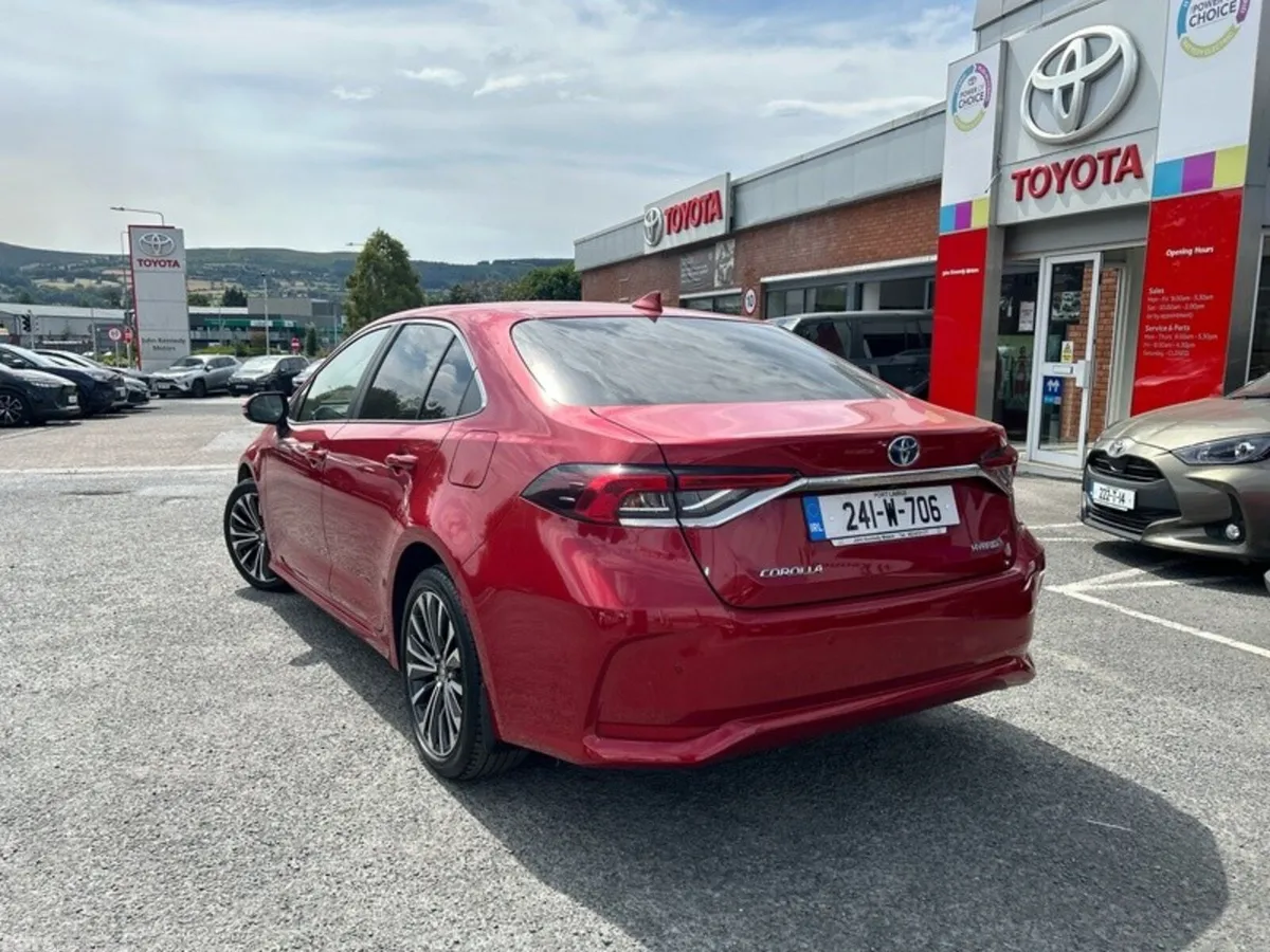 Toyota Corolla Saloon, Petrol Hybrid, 2024, Red