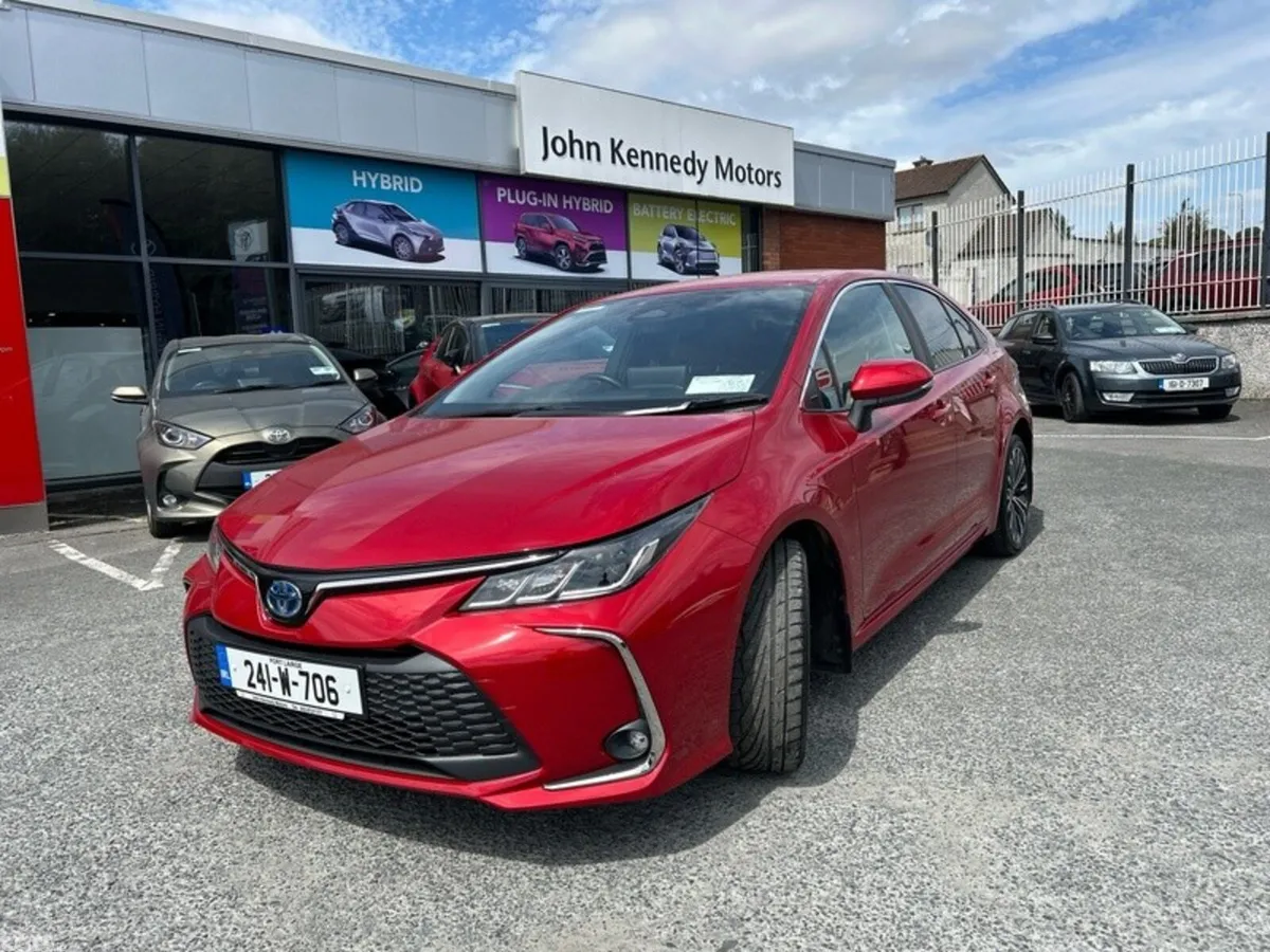 Toyota Corolla Saloon, Petrol Hybrid, 2024, Red