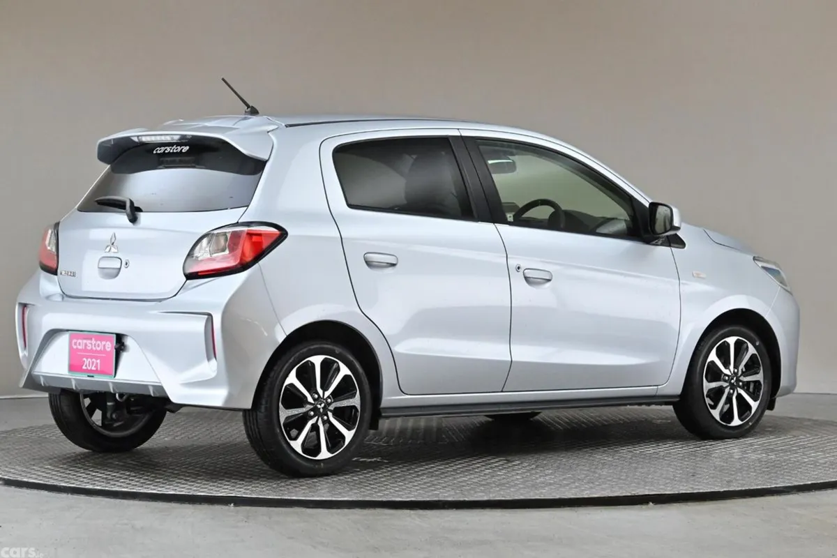 Mitsubishi Mirage Hatchback, Petrol Hybrid, 2021, Silver