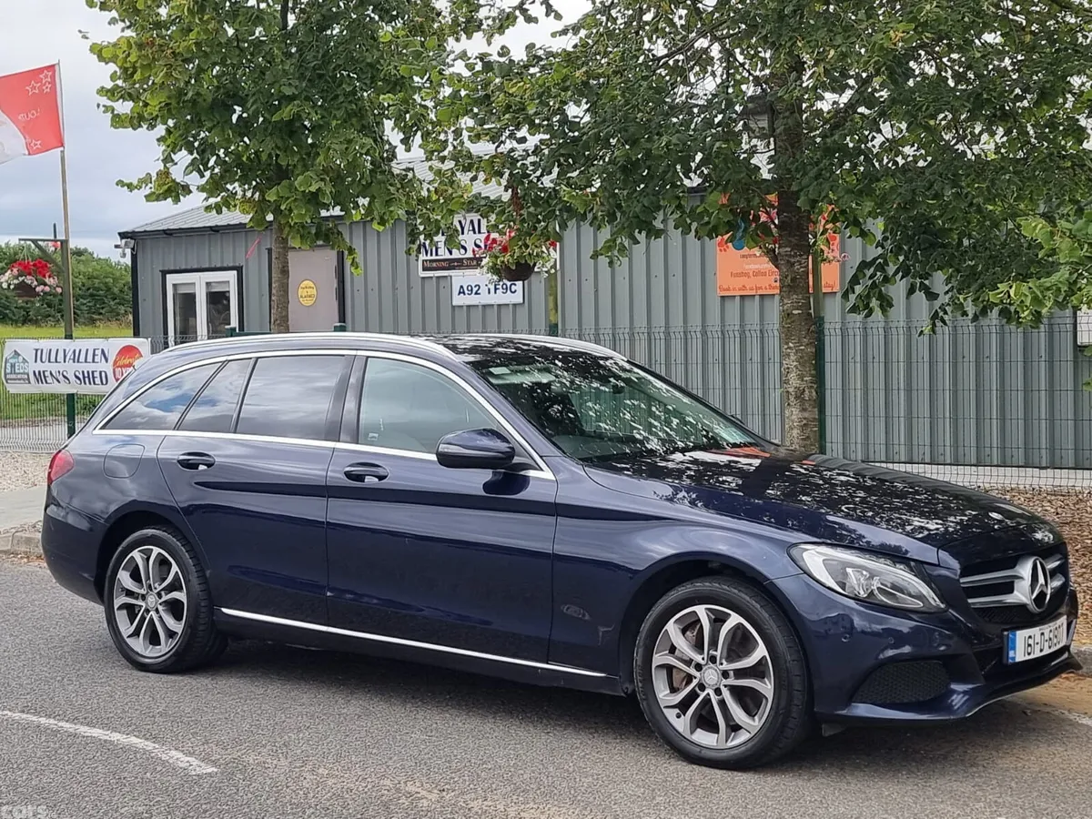 Mercedes-Benz C-Class Estate, Petrol Plug-in Hybrid, 2016, Blue