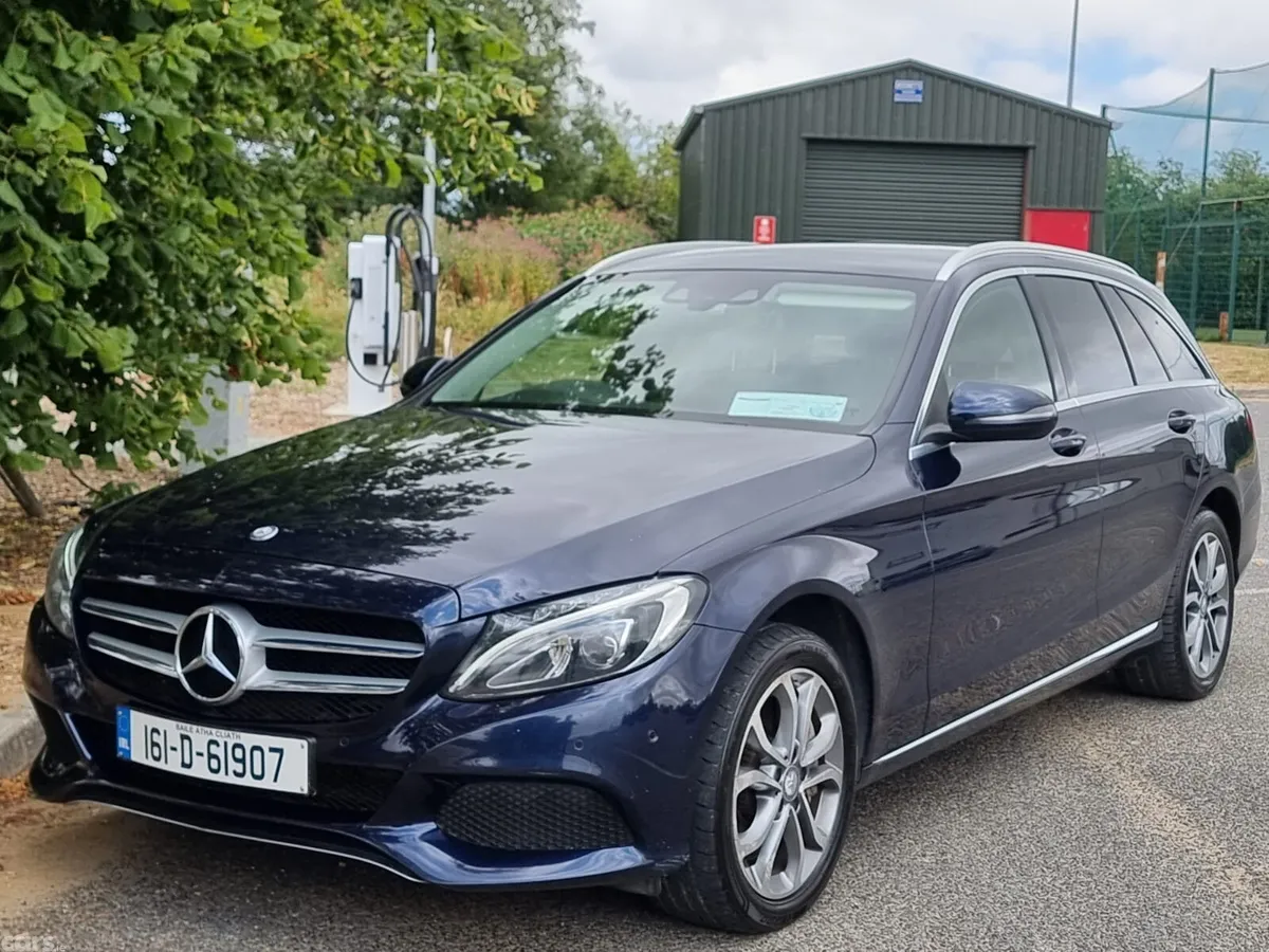 Mercedes-Benz C-Class Estate, Petrol Plug-in Hybrid, 2016, Blue