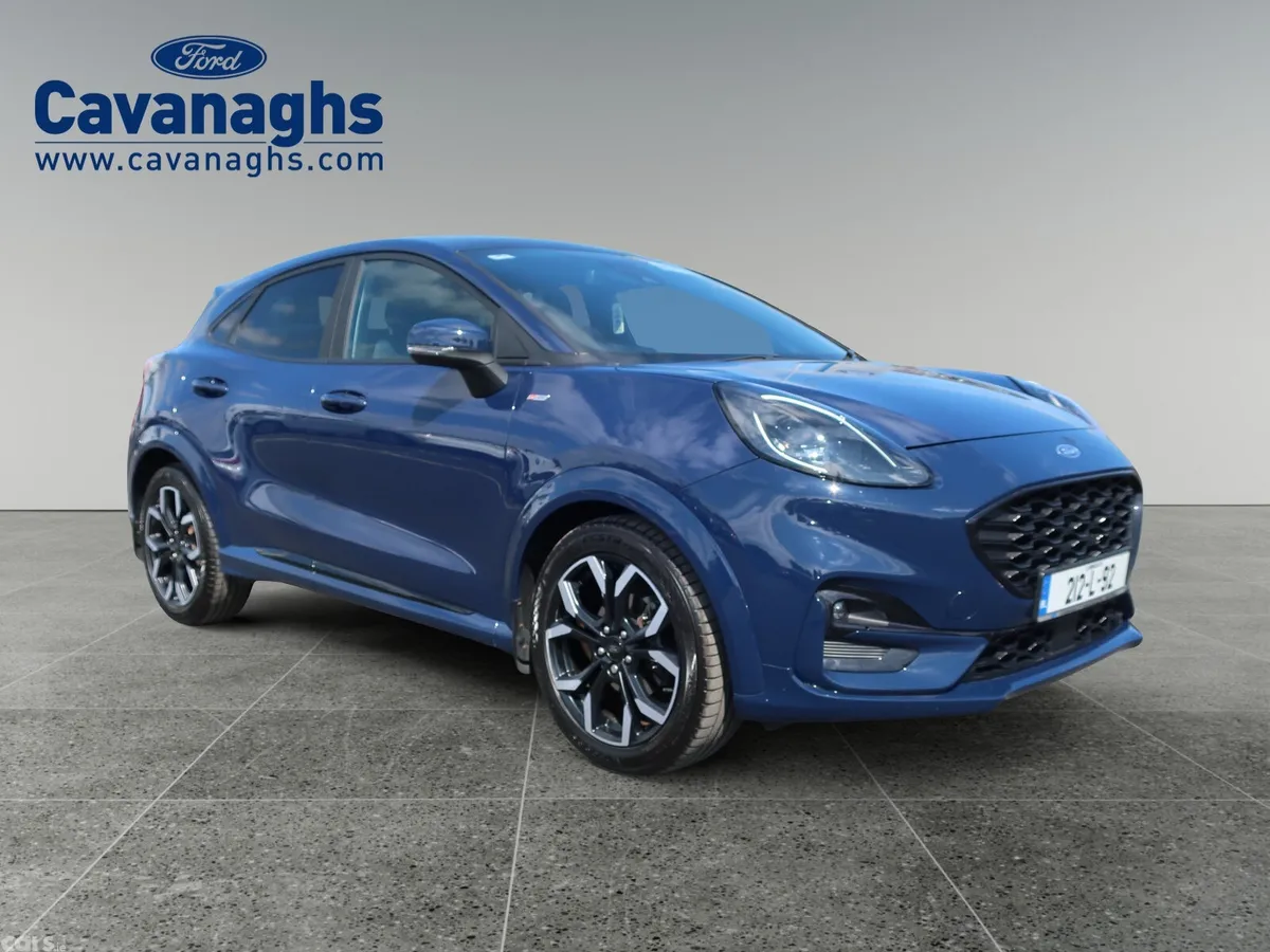 Ford Puma MPV, Petrol Hybrid, 2021, Blue