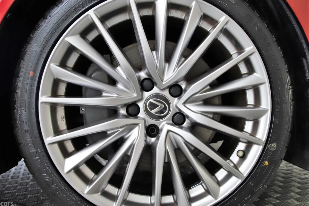 Lexus IS Saloon, Petrol Hybrid, 2021, Red