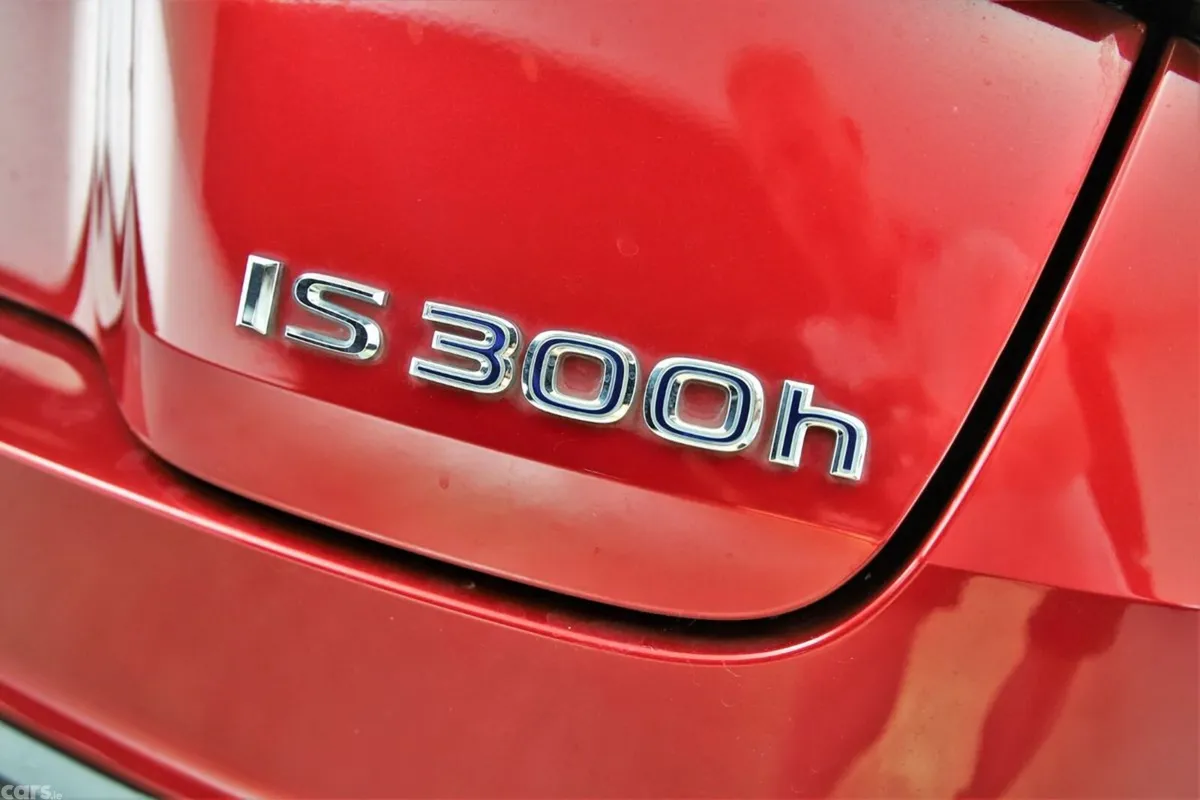 Lexus IS Saloon, Petrol Hybrid, 2021, Red