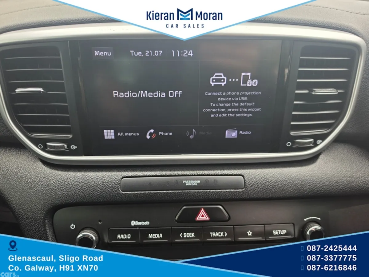 Kia Sportage MPV, Diesel Hybrid, 2021, White