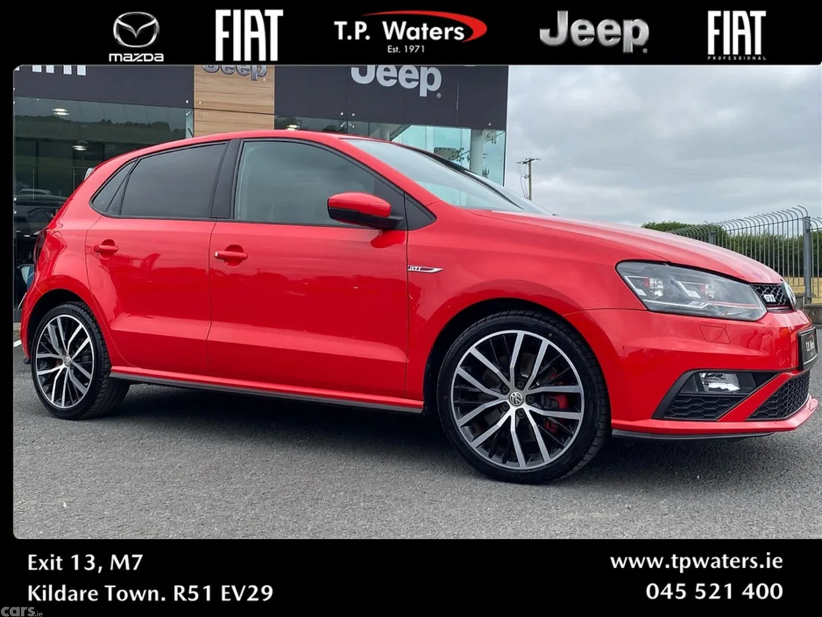 Volkswagen Polo Hatchback, Petrol, 2017, Red
