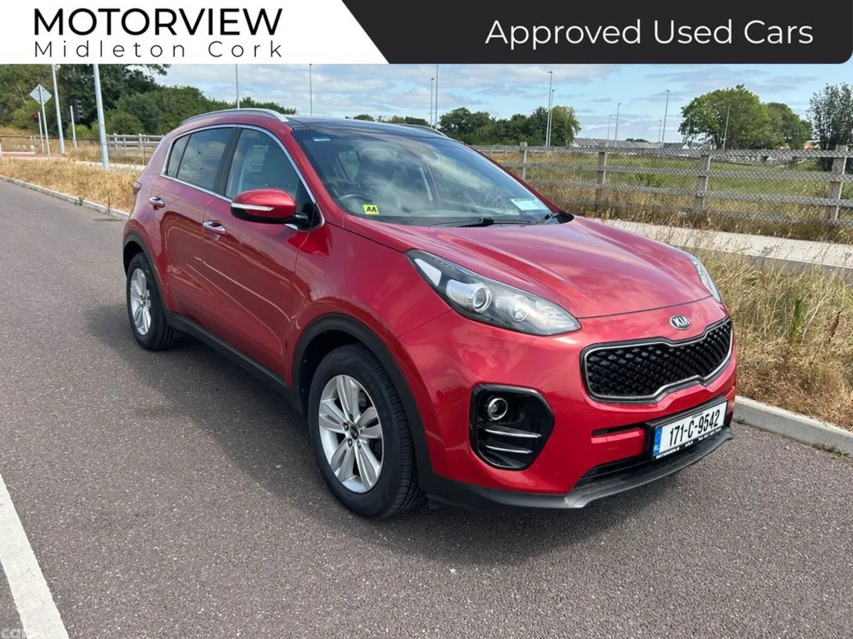 Kia Sportage SUV, Diesel, 2017, Red