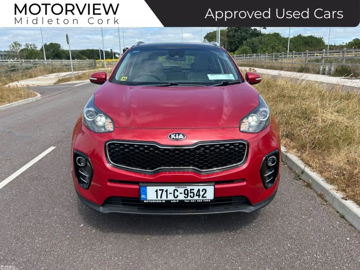 Kia Sportage SUV, Diesel, 2017, Red