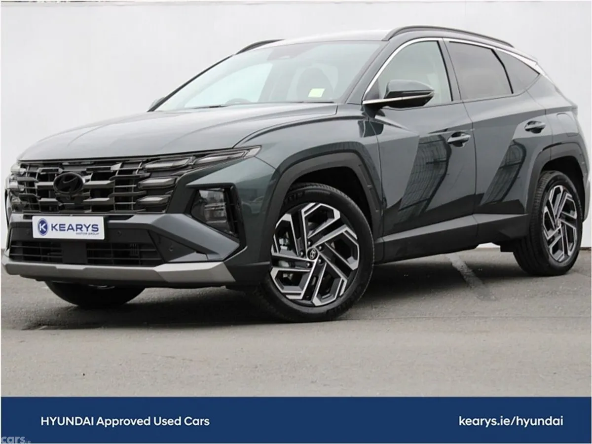 Hyundai Tucson SUV, Petrol Hybrid, 2024, Green