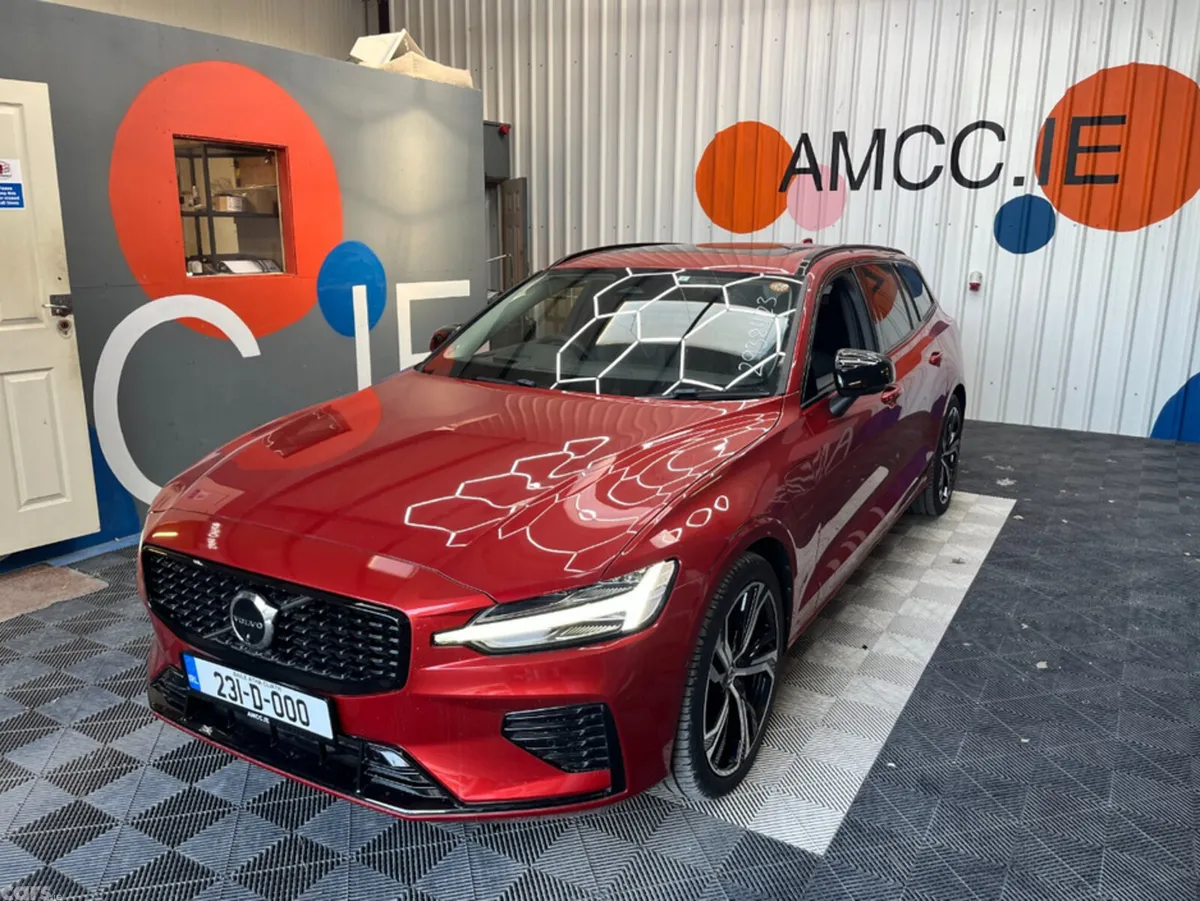 Volvo V60 Estate, Petrol Plug-in Hybrid, 2023, Red