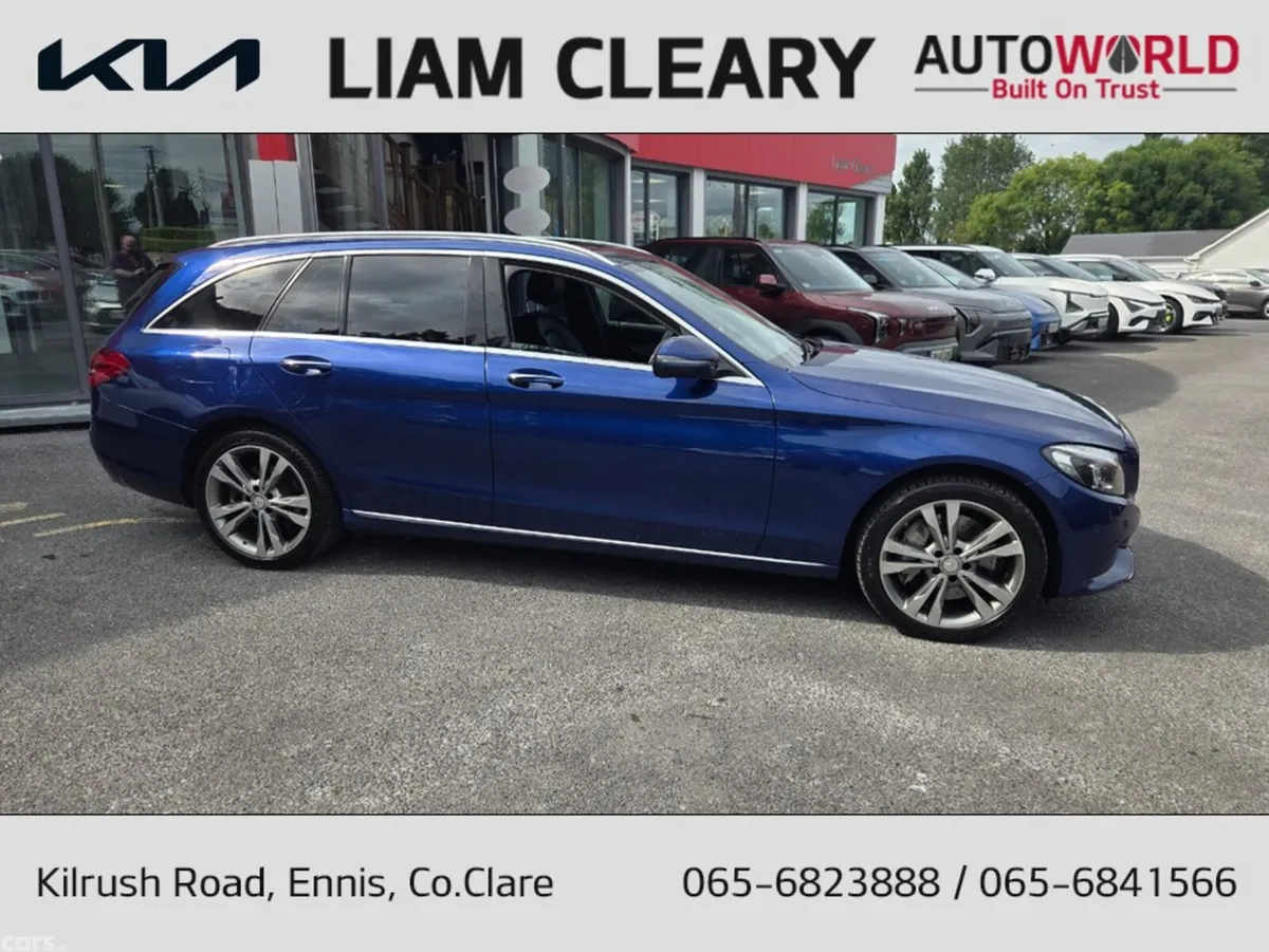 Mercedes-Benz C-Class Estate, Petrol Plug-in Hybrid, 2016, Blue