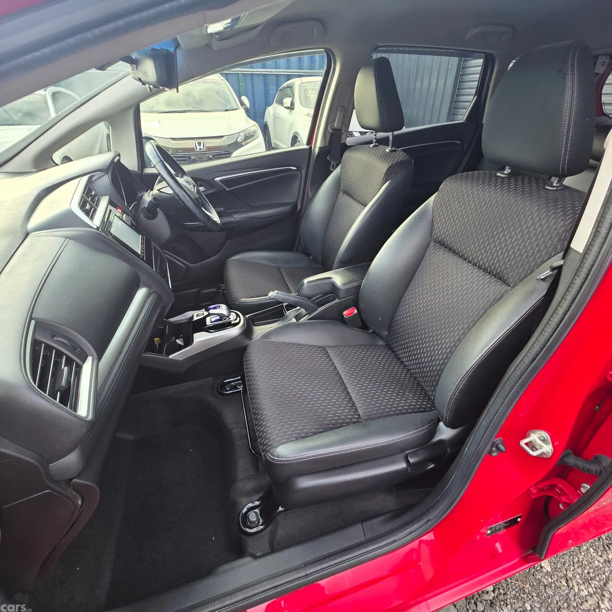 Honda Fit Hatchback, Petrol Hybrid, 2016, Red