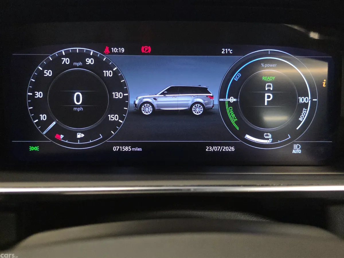 Land Rover Range Rover Sport SUV, Petrol Plug-in Hybrid, 2021, Black