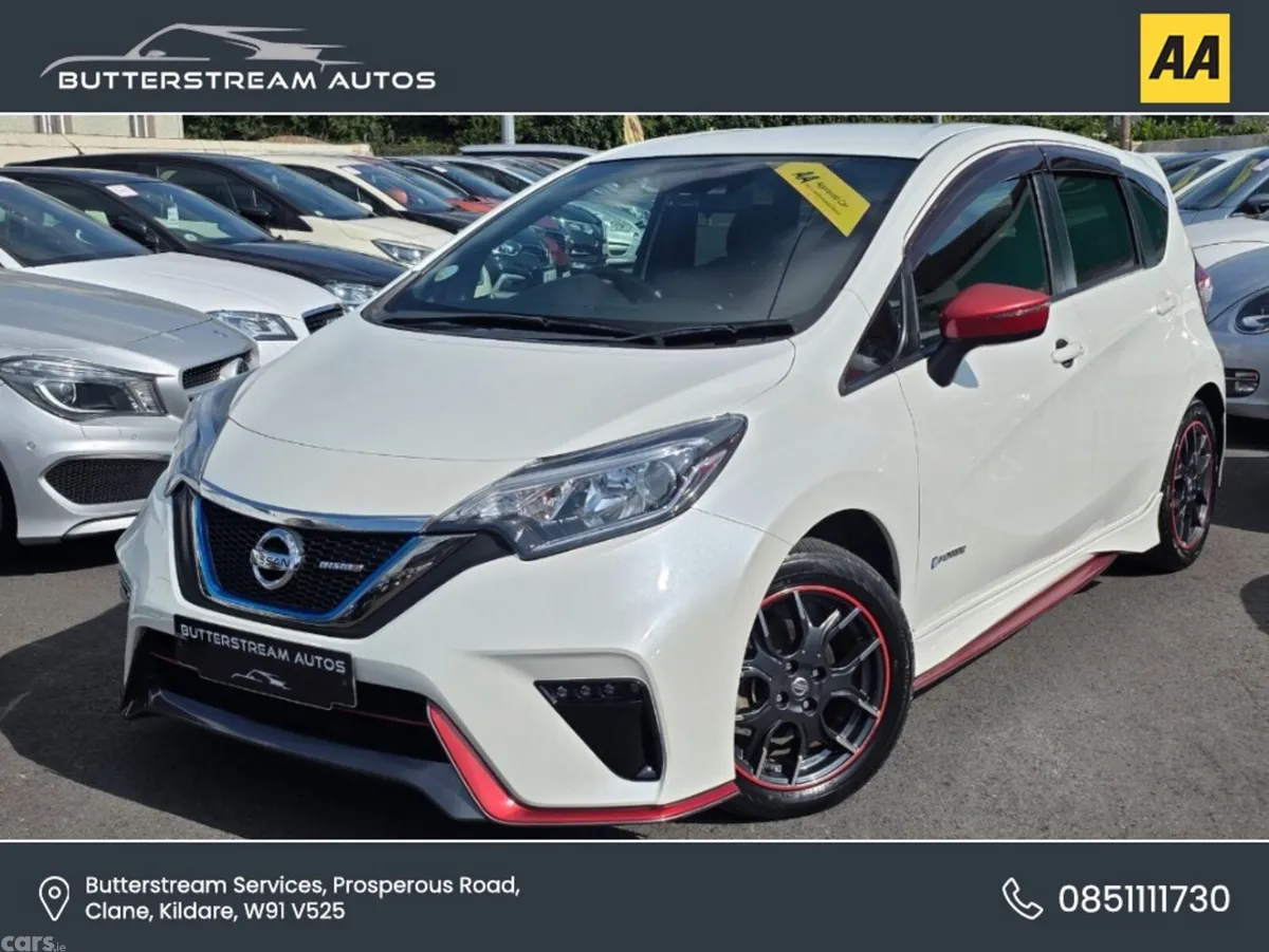 Nissan Note Hatchback, Petrol Hybrid, 2017, White