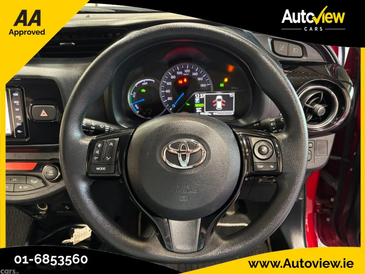 Toyota Vitz Hatchback, Petrol, 2019, Red