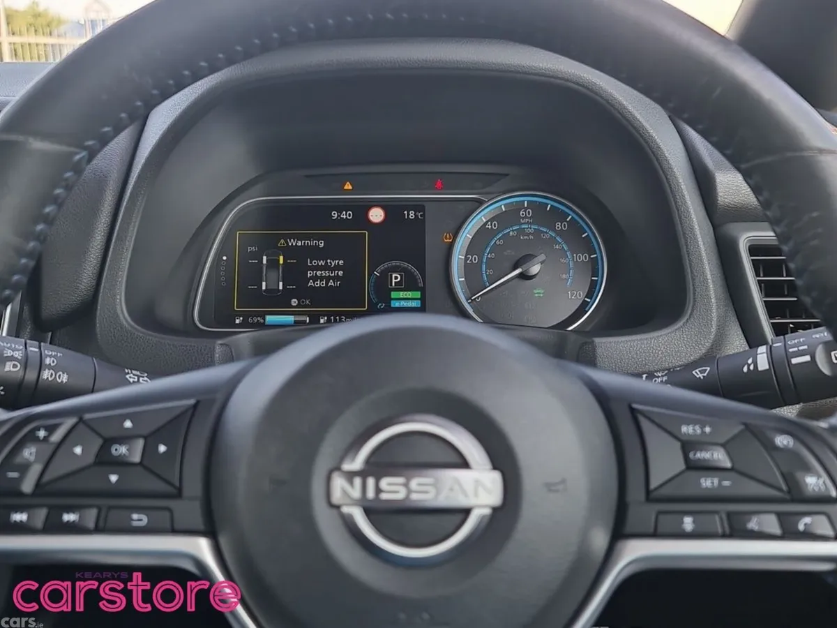 Nissan Leaf Hatchback, Electric, 2023, Red