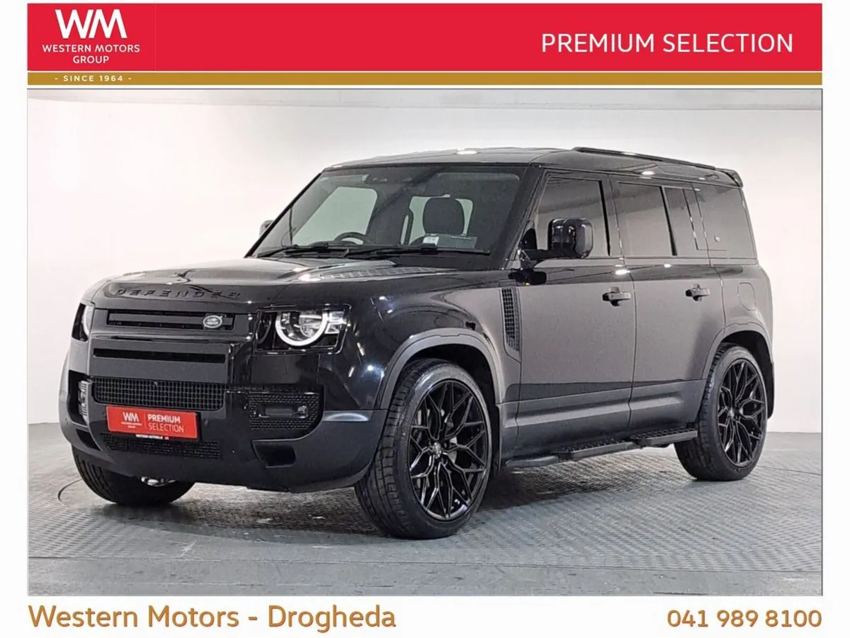 Land Rover Defender SUV, Petrol Plug-in Hybrid, 2023, Black