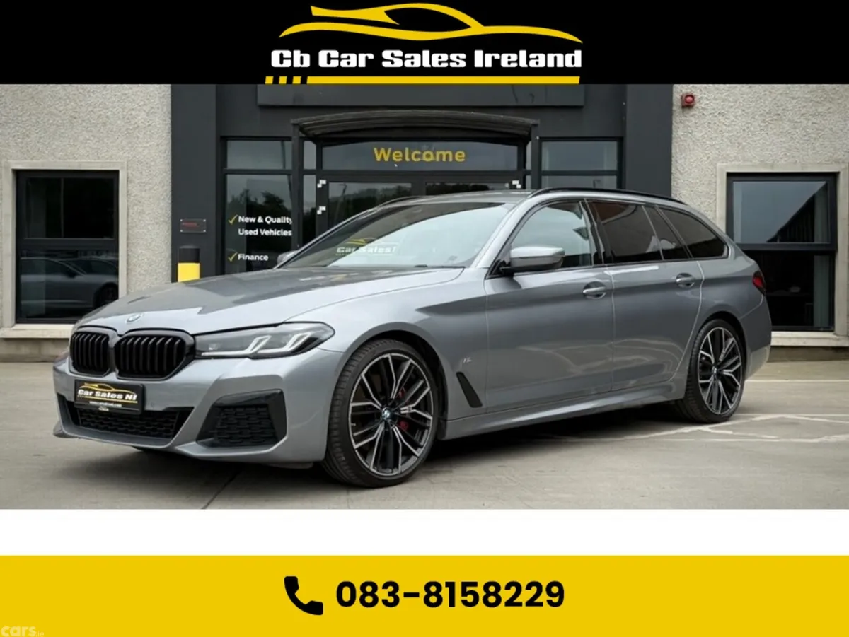 BMW 5-Series Estate, Diesel Hybrid, 2023, Grey